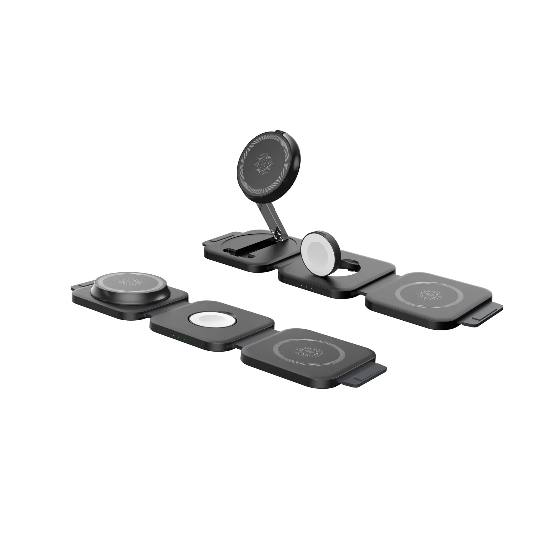 3-in-1 Foldable Magnetic Wireless Charging Station 15W – Model H21
