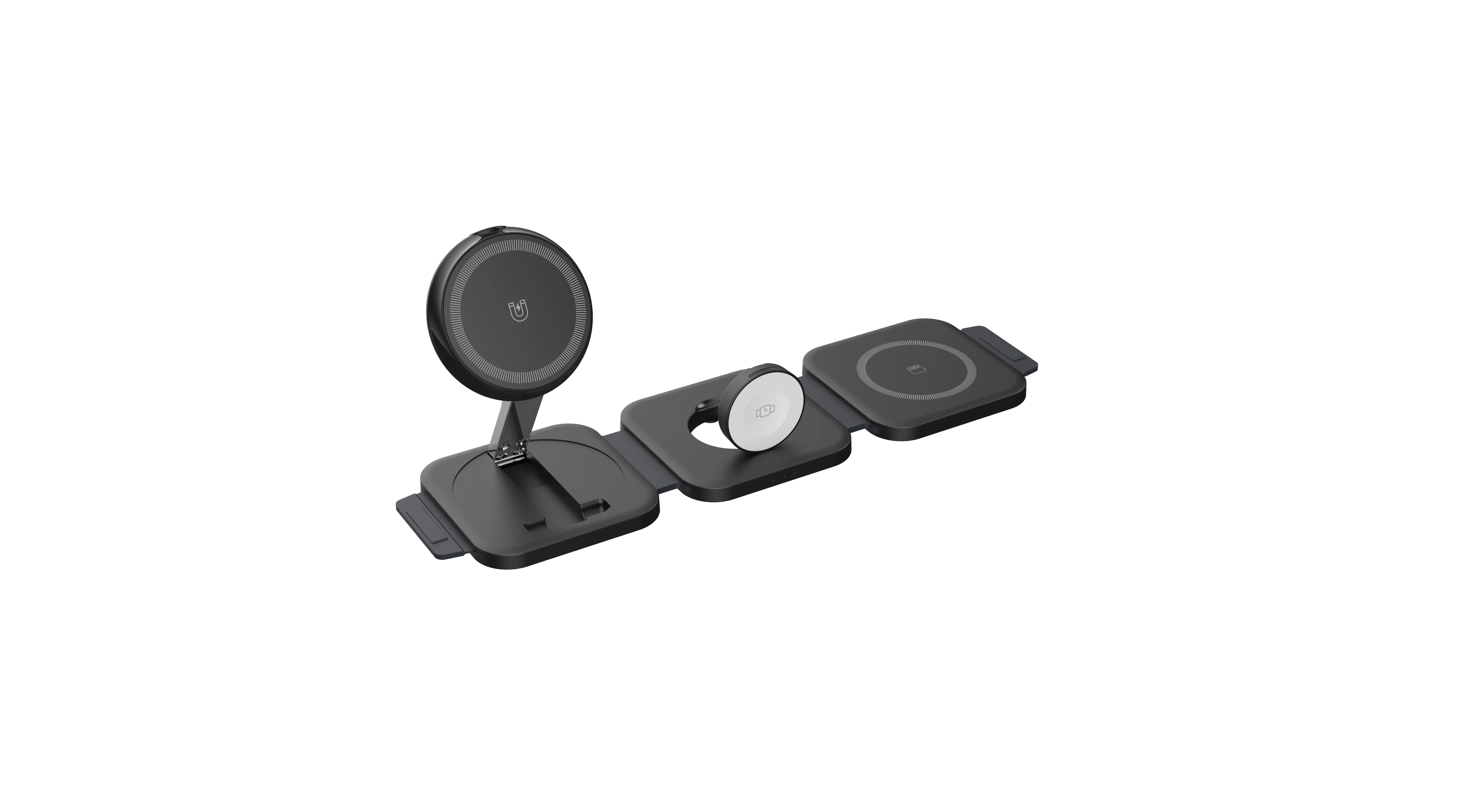 3-in-1 Foldable Magnetic Wireless Charging Station 15W – Model H21 product image 3