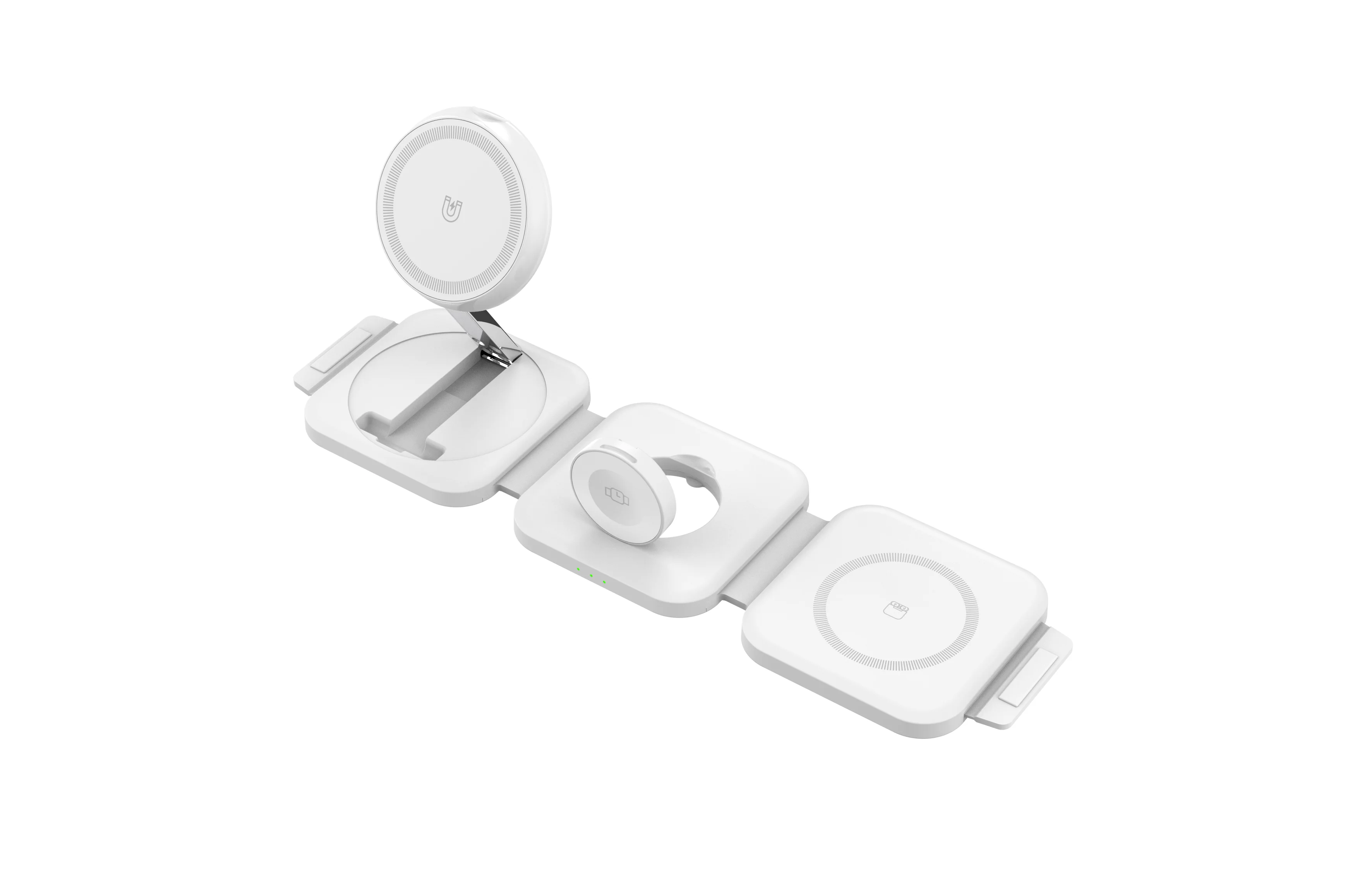 3-in-1 Foldable Magnetic Wireless Charging Station 15W – Model H21 product image 5