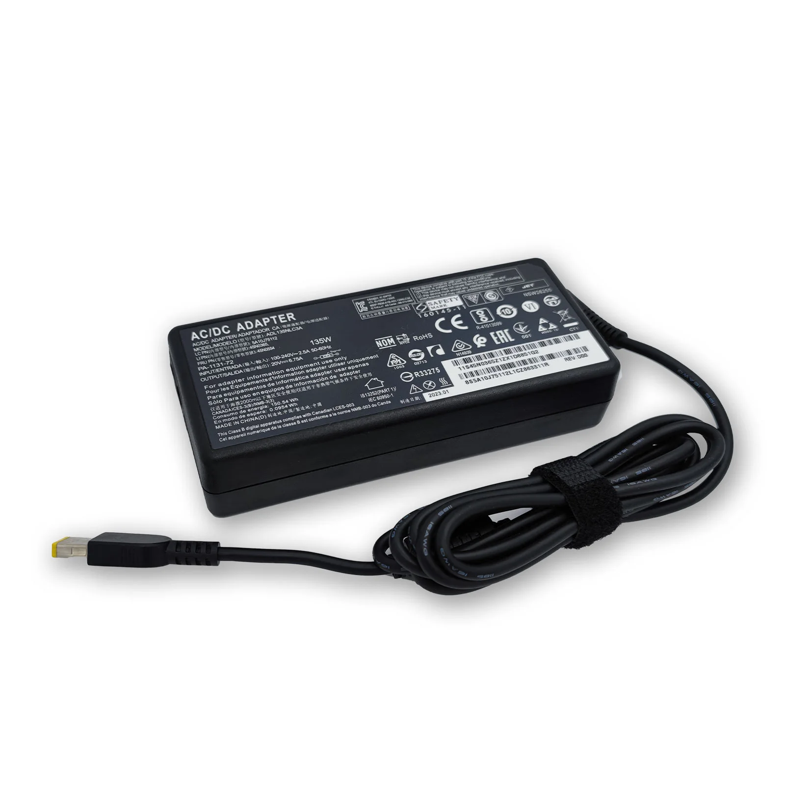 135W Laptop Adapter 20V 6.75A USB Power Supply for Lenovo product image 3