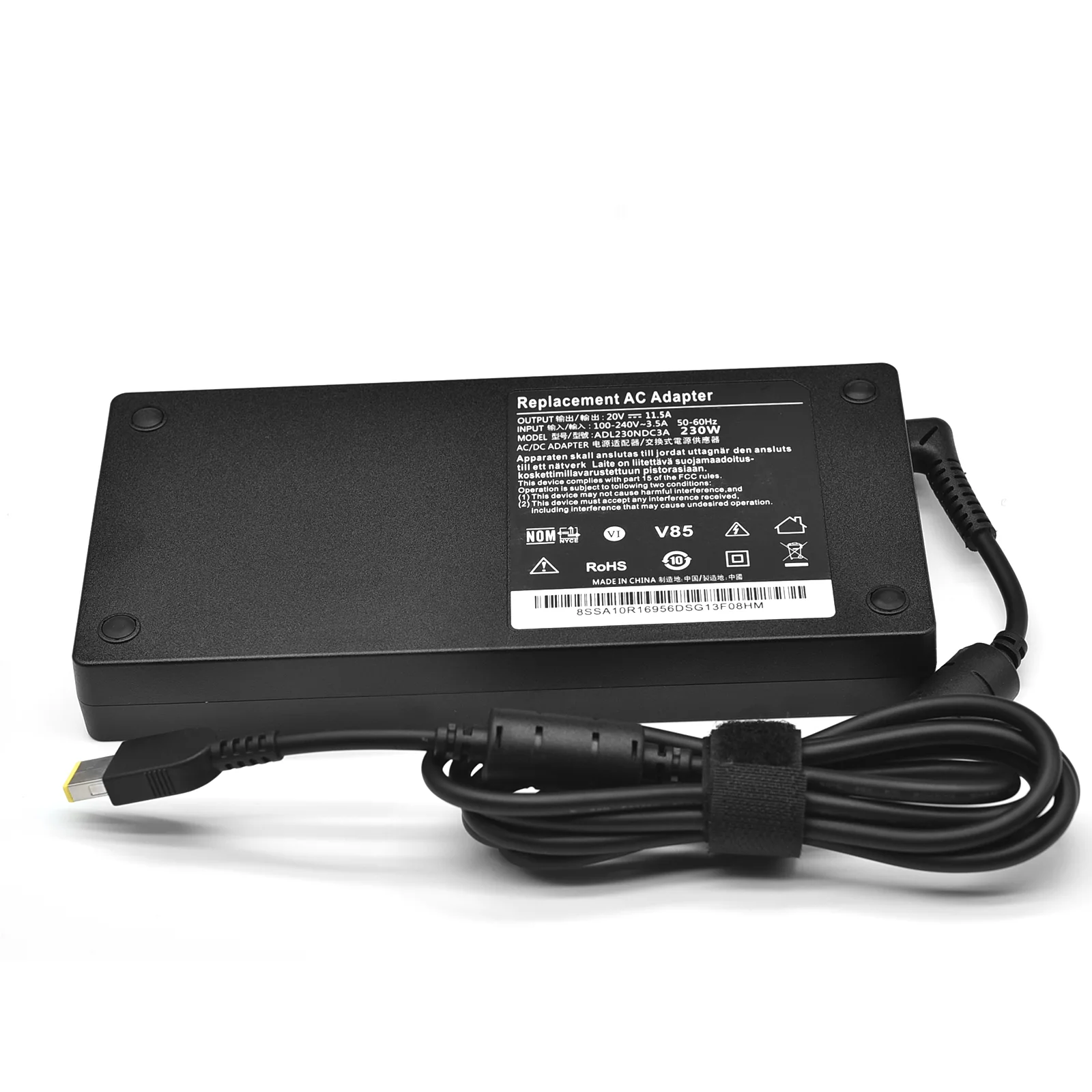 230W 20V 11.5A Laptop Adapter for Lenovo ADL230NDC3A