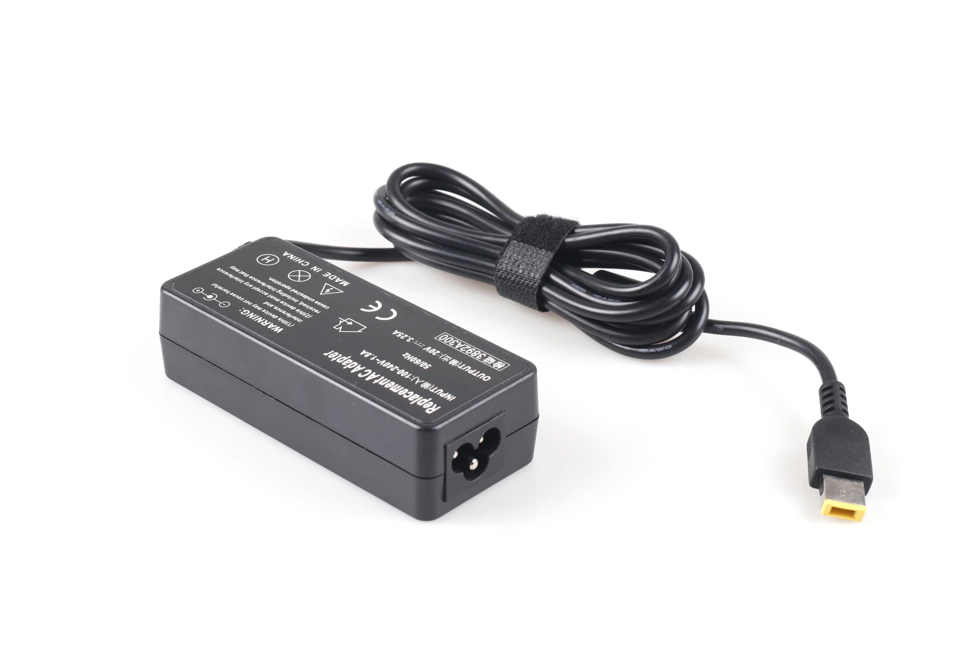 65 W Laptop Adapter for Lenovo ThinkPad – 20V 3.25A Yellow Square Tip product image 2