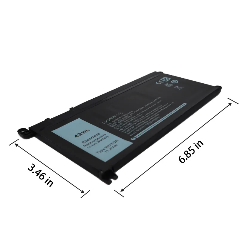 11.4V 42Wh WDXOR Laptop Battery for Dell Inspiron 13-5000, 15-5000, 15-7000, 17-5000 Series product image 2