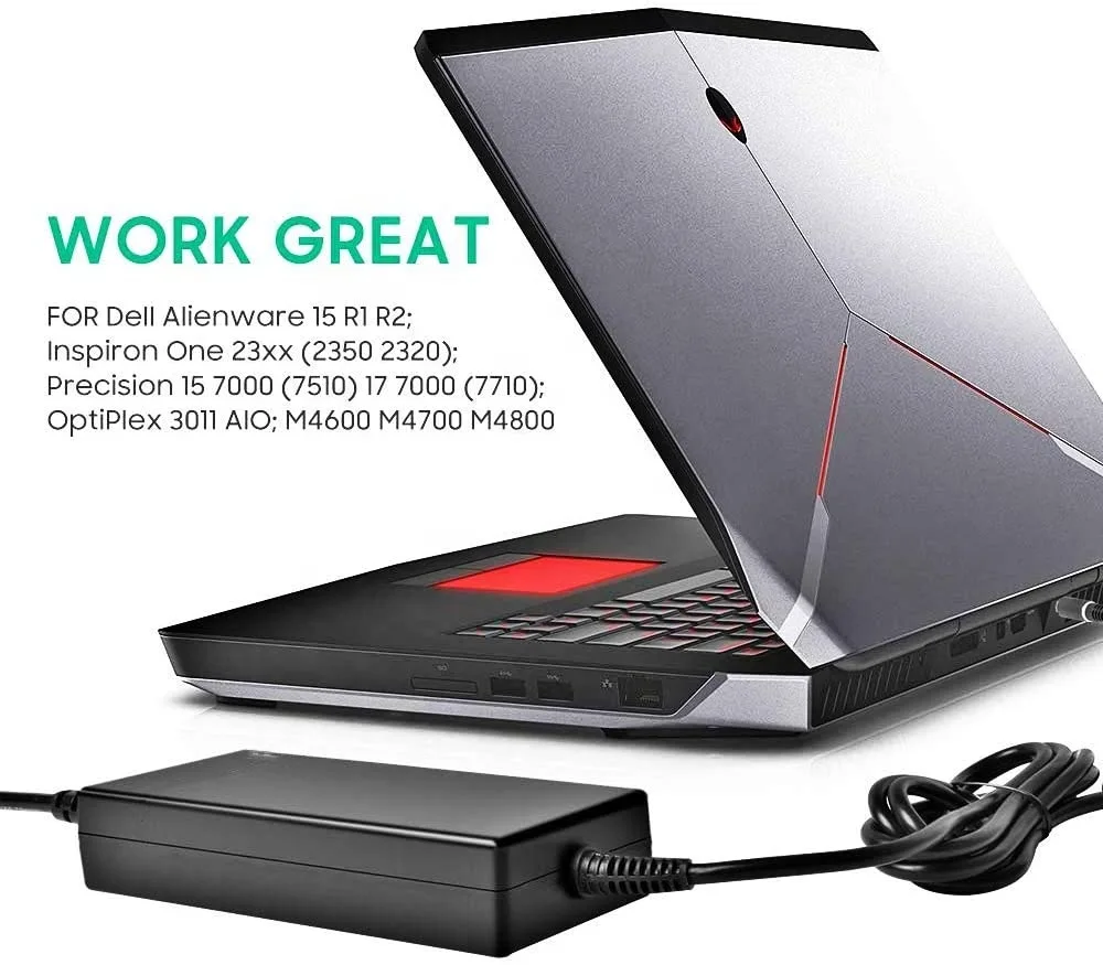 180W Laptop Adapter 19.5V 9.23A DC for Dell DA180PM111 product image 6