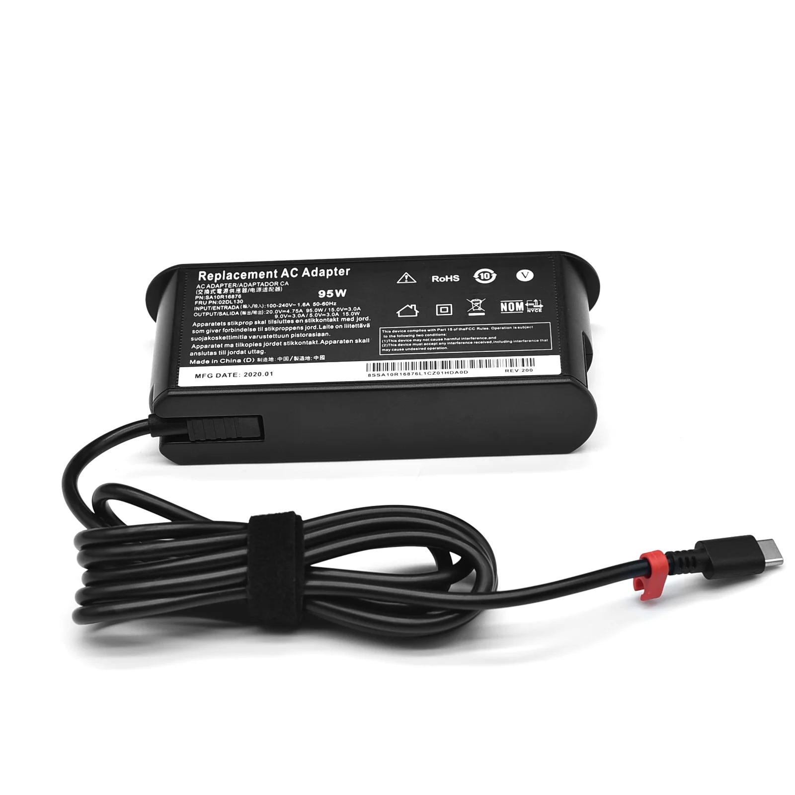 95W Laptop Adapter for Lenovo – ADLX95YLC3A Type-C Power Supply