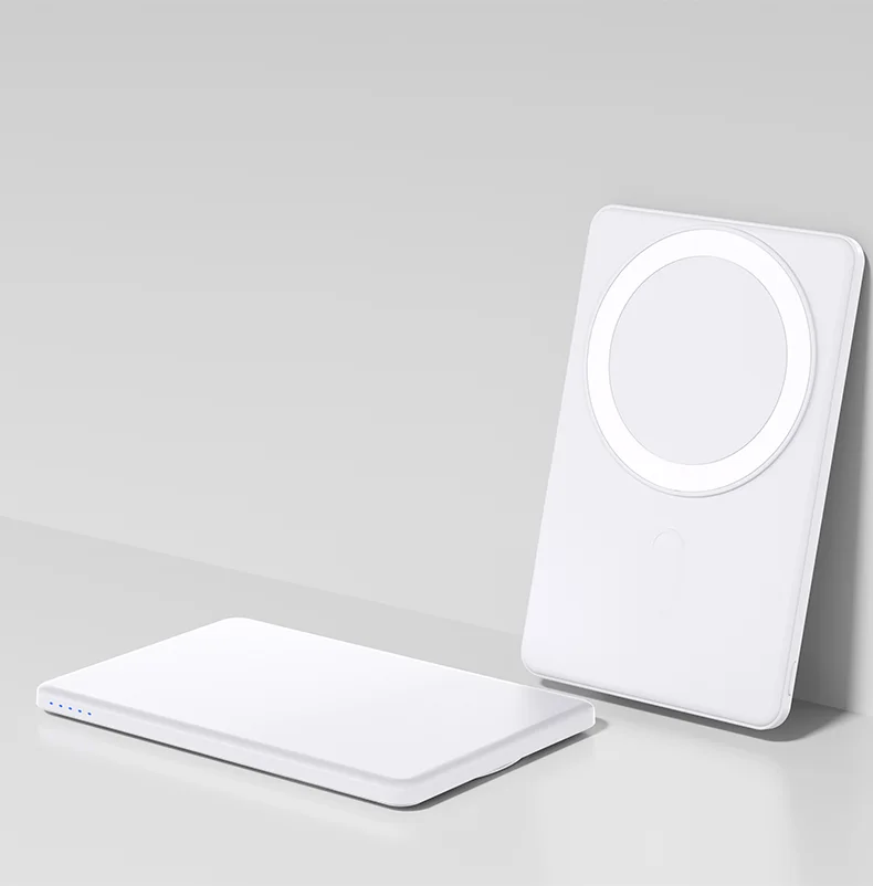 5000mAh Magnetic Wireless Power Bank 15W Fast Charging Portable Mini Power Station